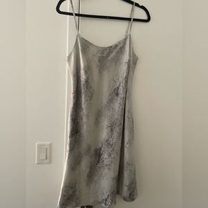 NWOT Calvin Klein satin slip dress fully lined